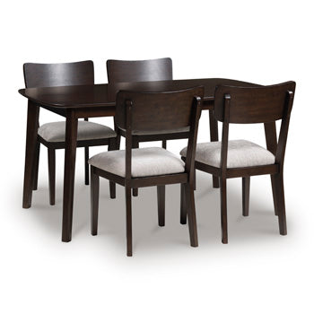 Mallenette Dining Table and 4 Chairs (Set of 5) - De Avenue Furniture