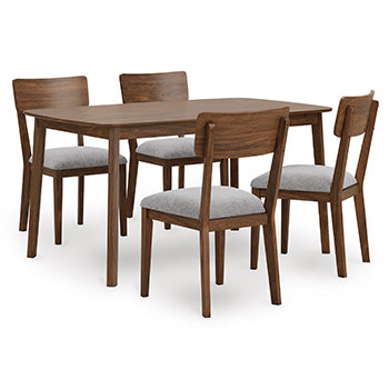 Tameride Dining Table and 4 Chairs (Set of 5) - De Avenue Furniture