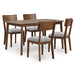 Tameride Dining Table and 4 Chairs (Set of 5) - De Avenue Furniture