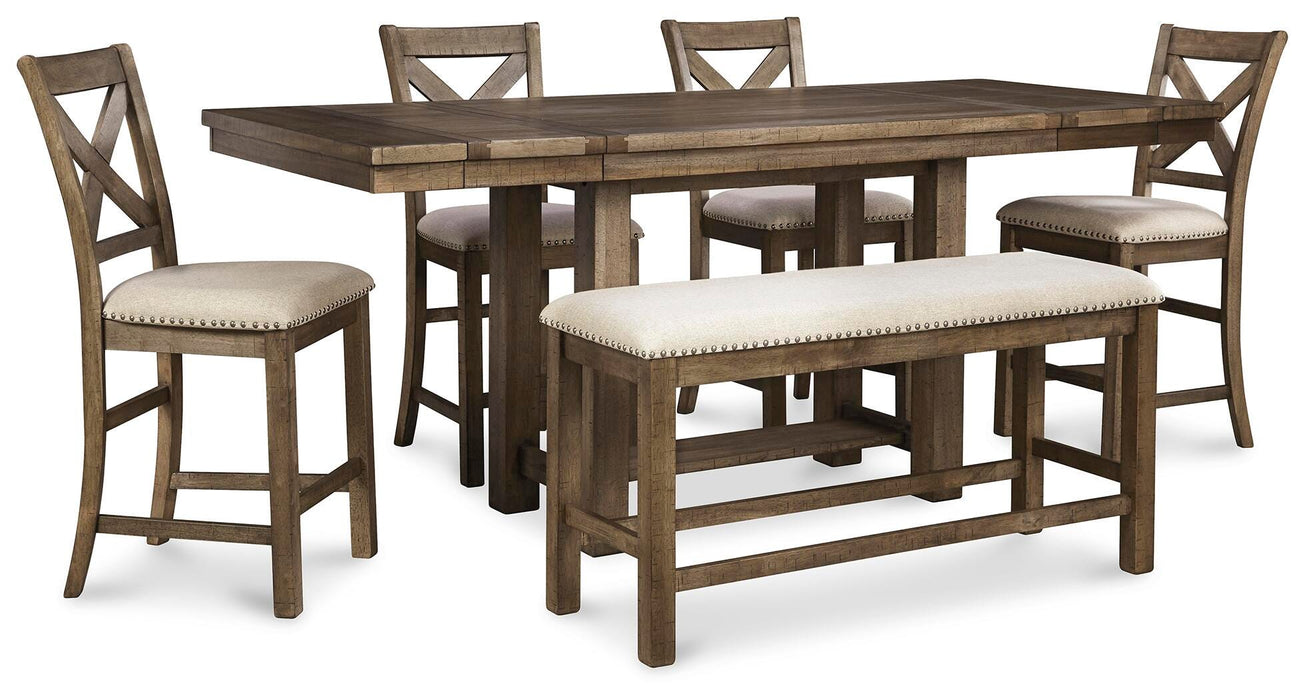 Moriville Counter Height Dining Set - De Avenue Furniture