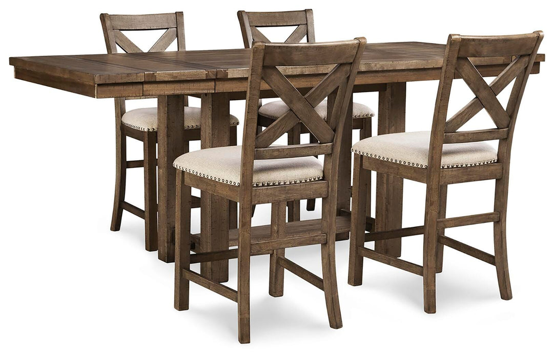 Moriville Counter Height Dining Set - De Avenue Furniture