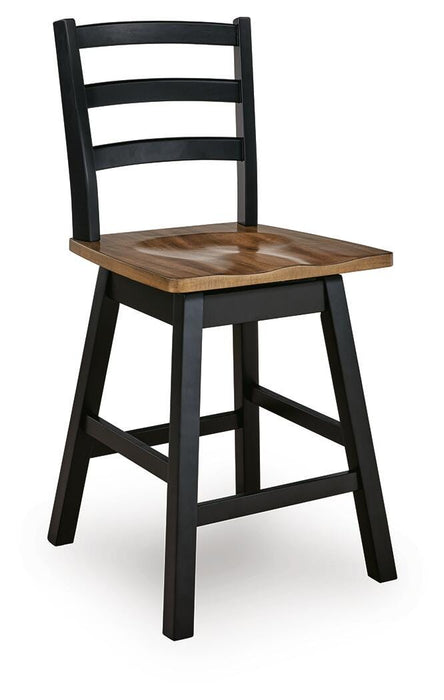 Wildenauer Counter Height Swivel Barstool - De Avenue Furniture