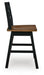 Wildenauer Counter Height Swivel Barstool - De Avenue Furniture