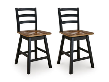 Wildenauer Counter Height Swivel Barstool - De Avenue Furniture