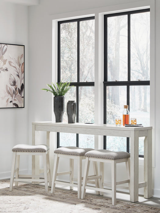 Robbinsdale Counter Height Dining Table and 3 Barstools Set - De Avenue Furniture