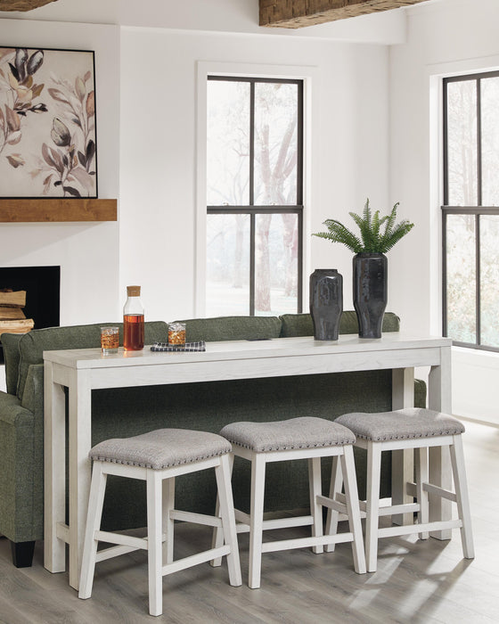 Robbinsdale Counter Height Dining Table and 3 Barstools Set - De Avenue Furniture