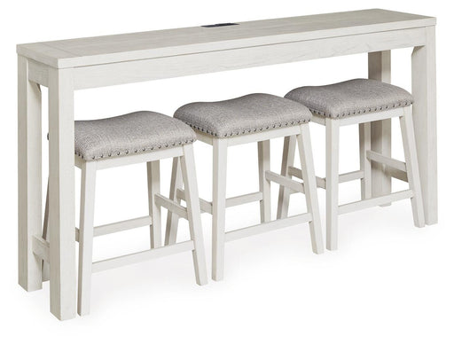 Robbinsdale Counter Height Dining Table and 3 Barstools Set - De Avenue Furniture
