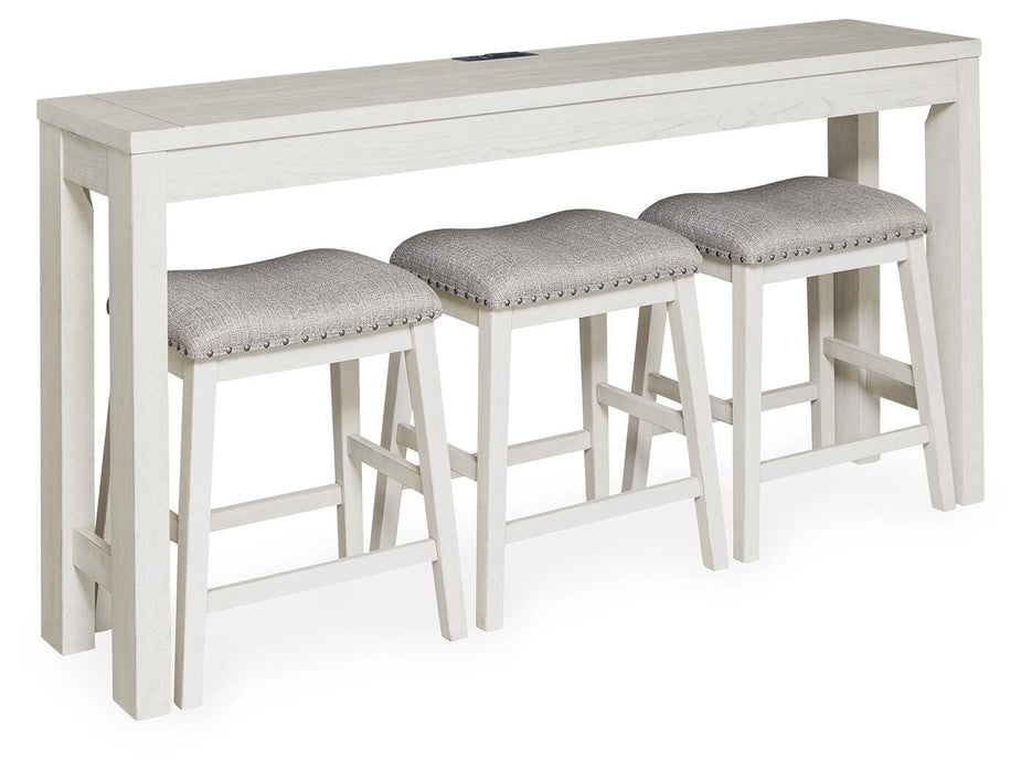 Robbinsdale Counter Height Dining Table and 3 Barstools Set - De Avenue Furniture