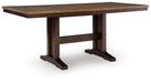 Rylandeen Counter Height Dining Extension Table - De Avenue Furniture