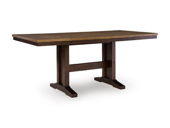 Rylandeen Counter Height Dining Extension Table - De Avenue Furniture