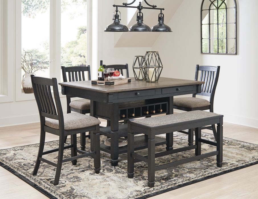 Tyler Creek Counter Height Dining Set - De Avenue Furniture