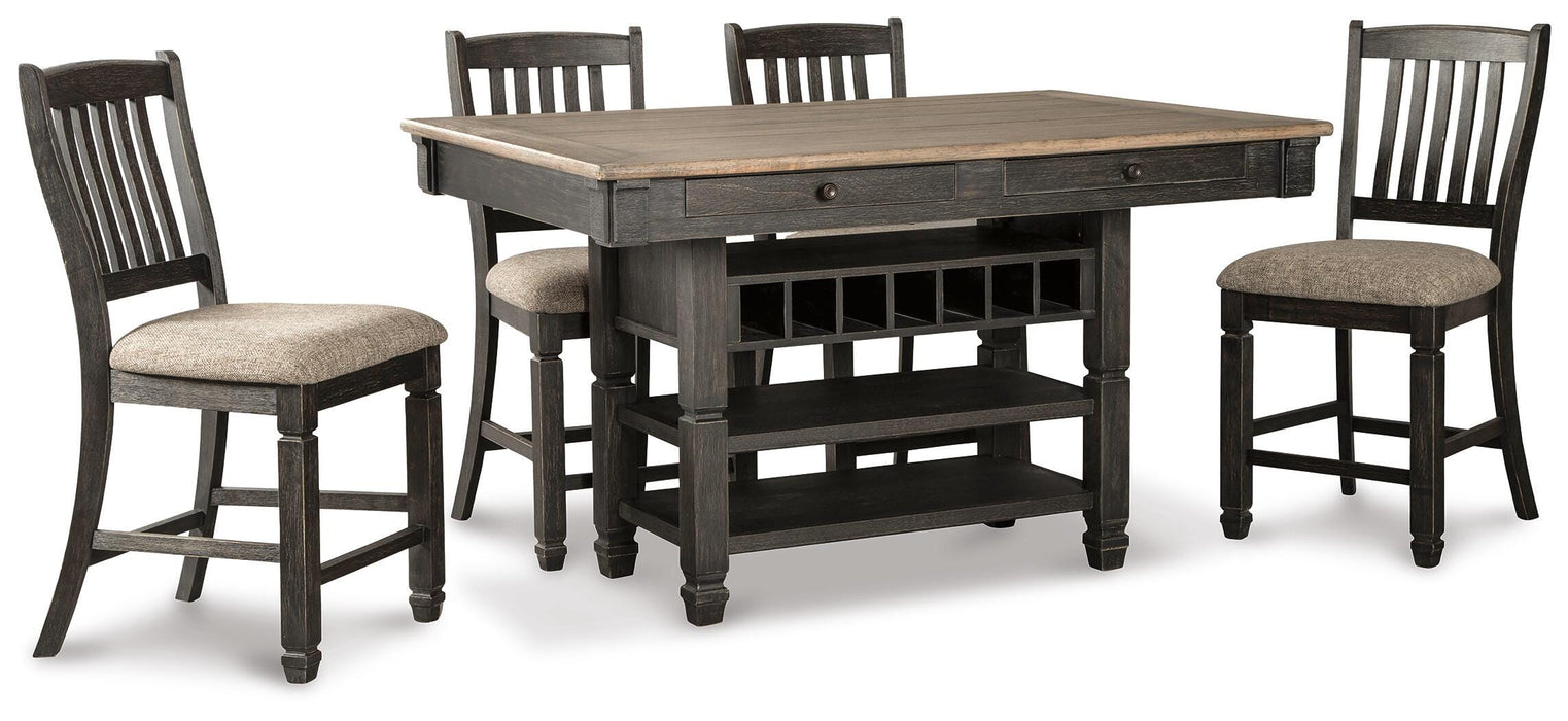 Tyler Creek Counter Height Dining Set - De Avenue Furniture
