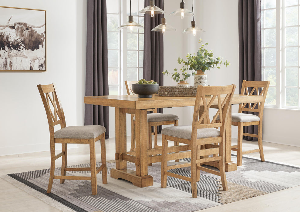 Havonplane Counter Height Barstool - De Avenue Furniture
