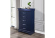 CHARLIE BLUE CHEST WITH LED - De Avenue Furniture