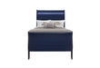CHARLIE BLUE TWIN BED WITH LED - De Avenue Furniture