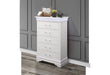 CHARLIE WHITE CHEST WITH LED - De Avenue Furniture