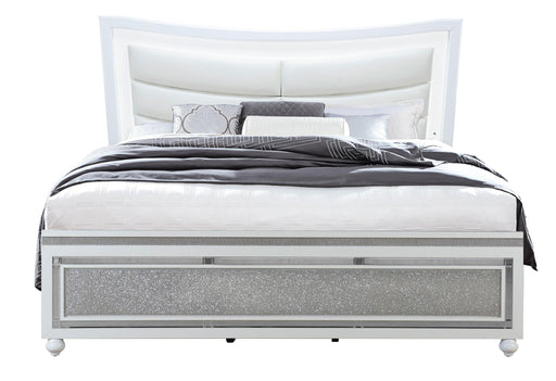 COLLETE WHITE KING BED - De Avenue Furniture
