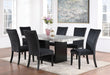 D02 DINING TABLE + D03DC BLACK - De Avenue Furniture