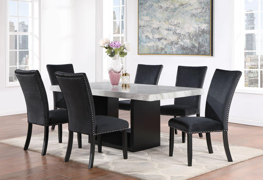 D02 DINING TABLE + D03DC BLACK - De Avenue Furniture