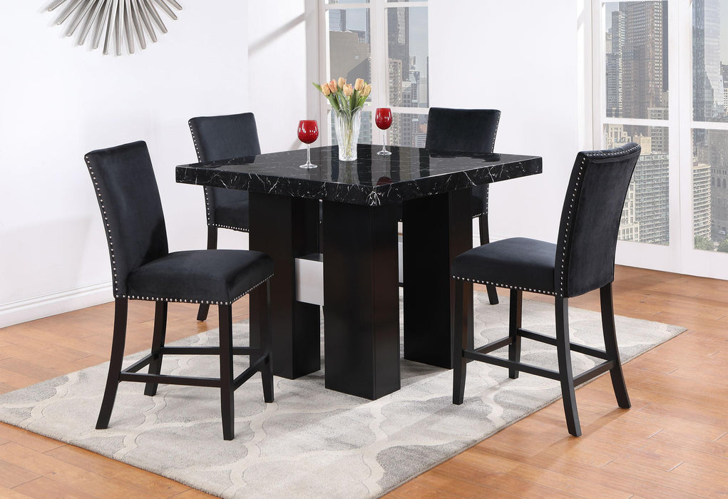 D04 BLACK BAR TABLE + D04BS - De Avenue Furniture