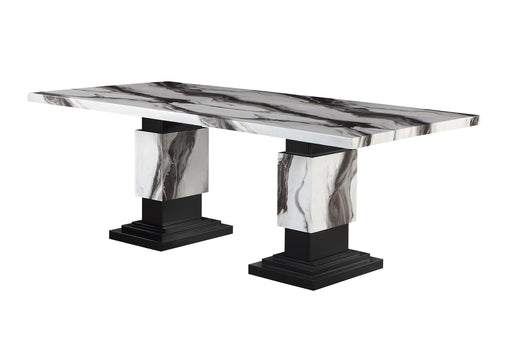 D12DT WHITE/BLACK - De Avenue Furniture