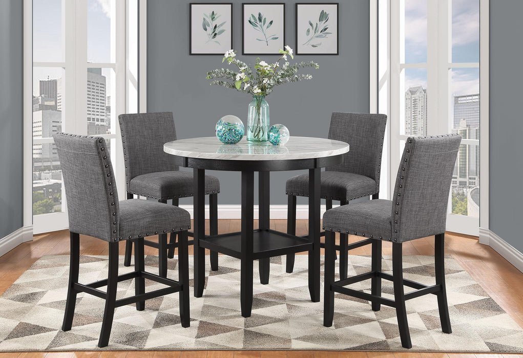 D40011 BAR TABLE + 4 D1622 BAR STOOLS - De Avenue Furniture