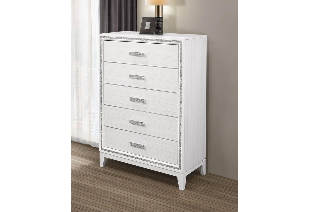 LILY WHITE CHEST - De Avenue Furniture