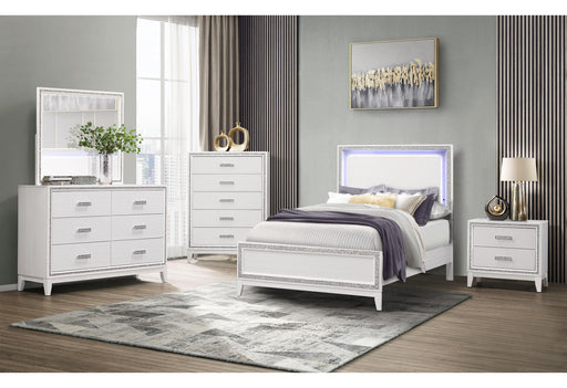 LILY WHITE FULL BED GROUP - De Avenue Furniture