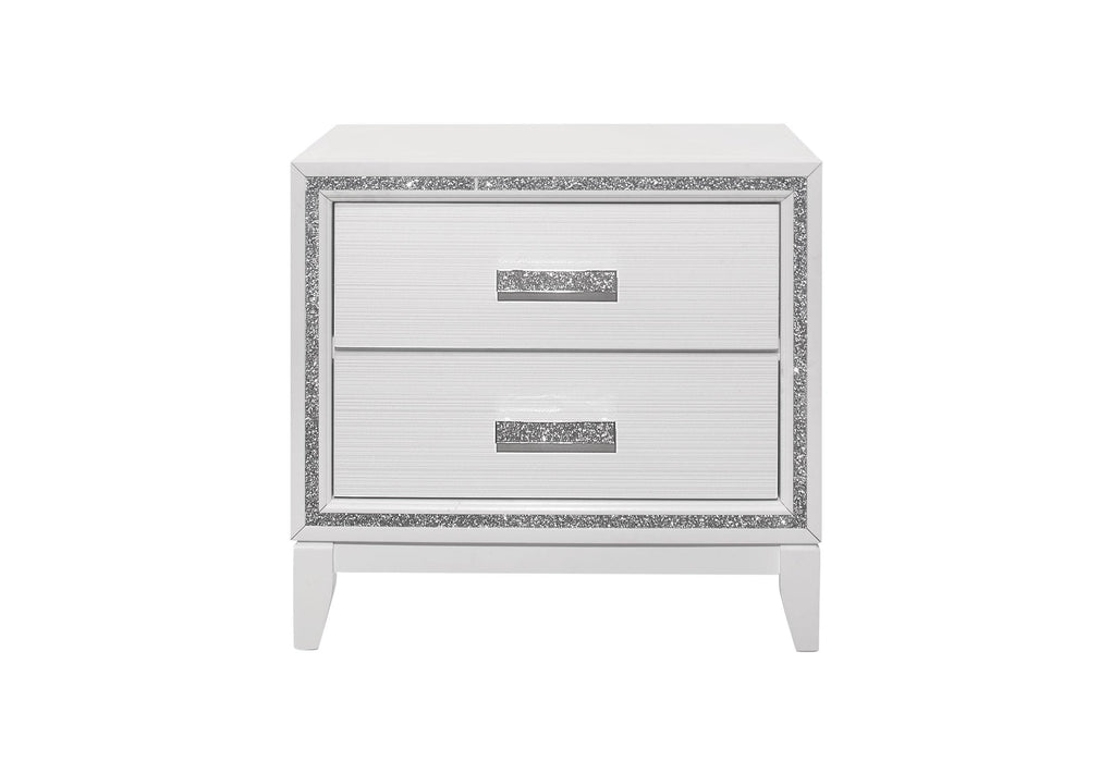 LILY WHITE NIGHTSTAND - De Avenue Furniture