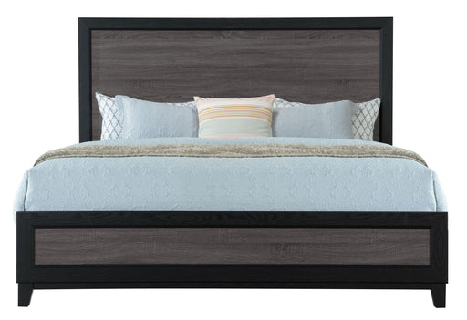 LISBON GREY AND BLACK KING BED - De Avenue Furniture