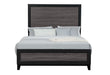LISBON GREY AND BLACK QUEEN BED - De Avenue Furniture