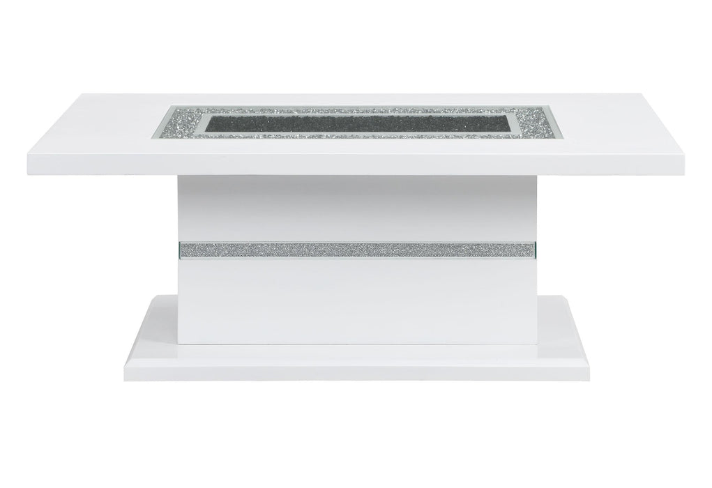 MONACO WHITE COFFEE TABLE - De Avenue Furniture