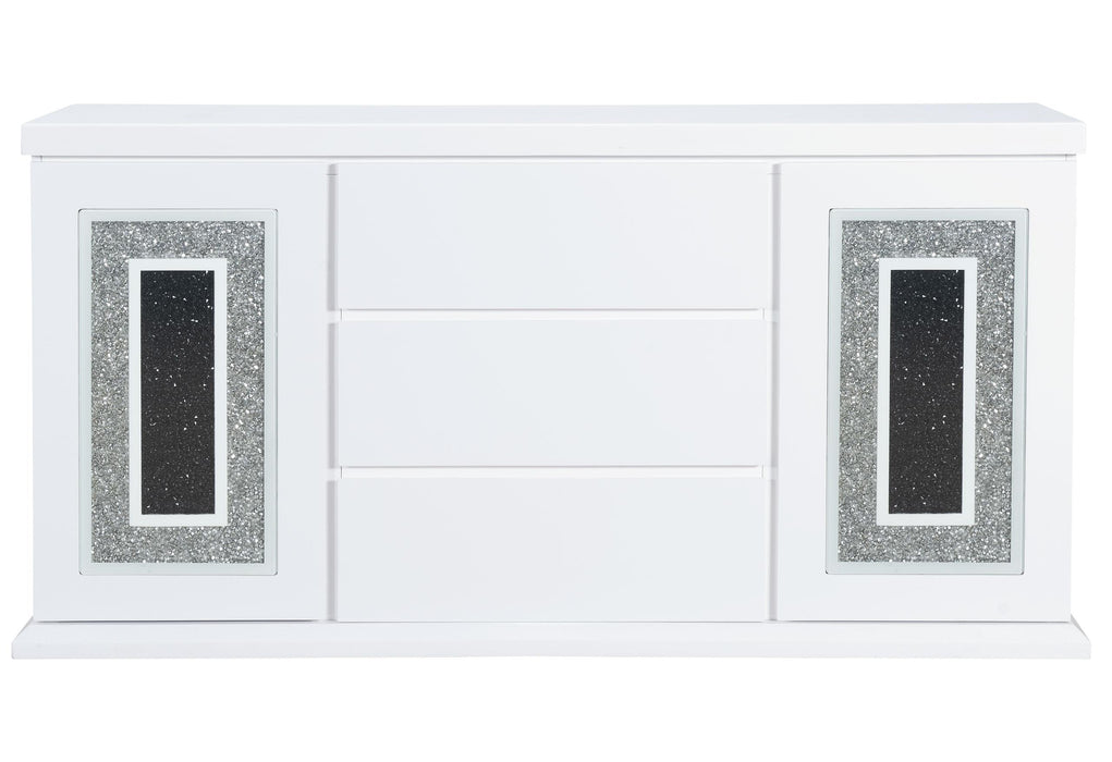 MONACO WHITE BUFFET - De Avenue Furniture