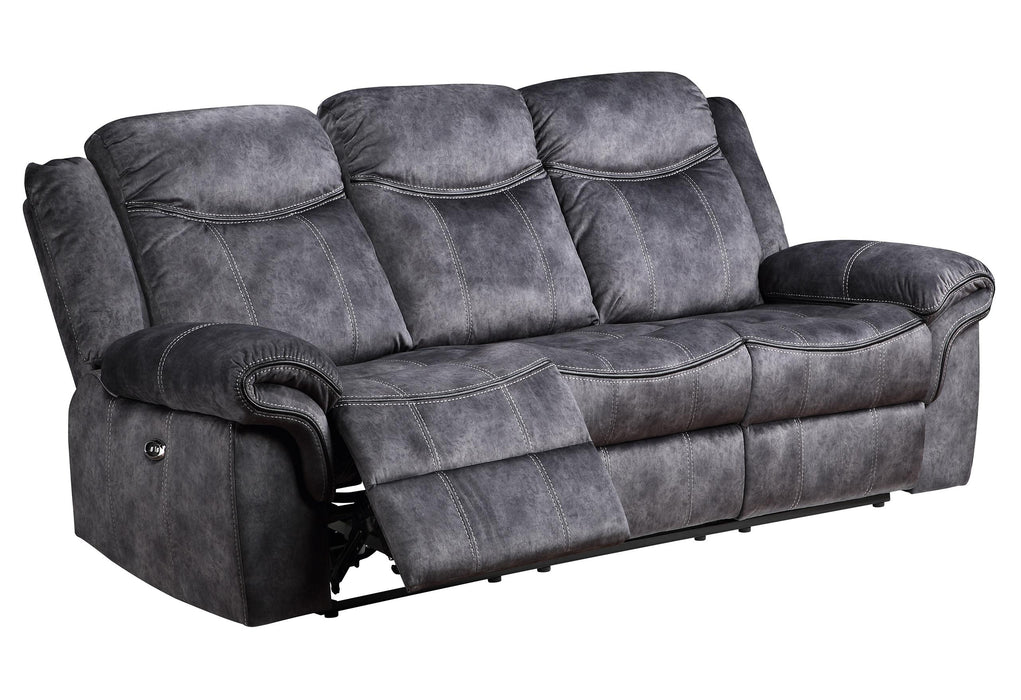 U2200 DOMINO GRANITE POWER RECLINING SOFA - De Avenue Furniture