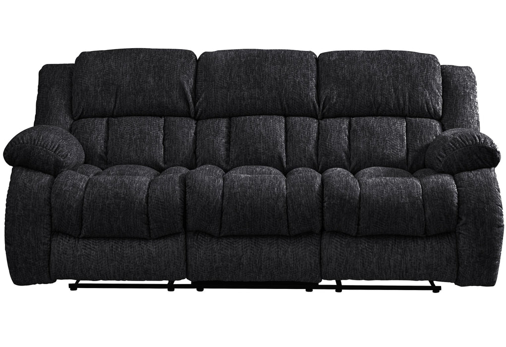 U250 EBONY RECLINING SOFA - De Avenue Furniture