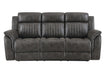 U8517 GREY RECLINING SOFA - De Avenue Furniture