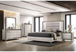ZAMBRANO WHITE KING BED GROUP WITH VANITY SET - De Avenue Furniture