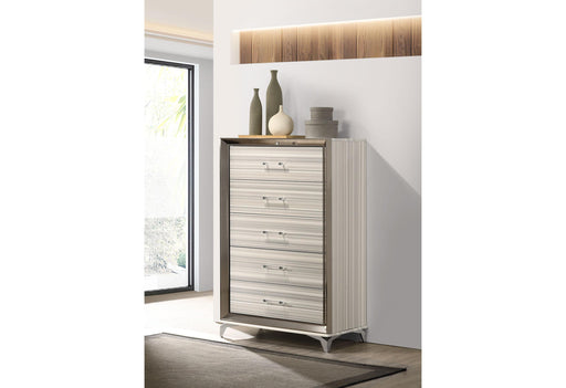 ZAMBRANO WHITE CHEST - De Avenue Furniture