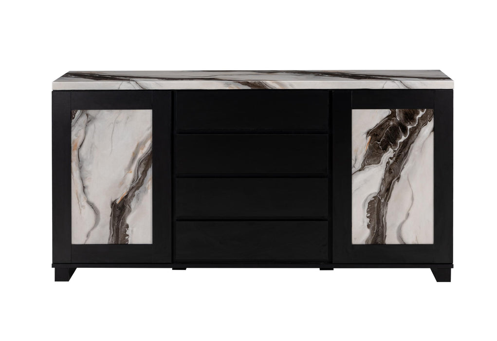 D12 BLACK BUFFET - De Avenue Furniture
