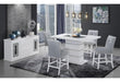 MONACO WHITE RECTANGULAR BAR TABLE + MONACO BS-N - De Avenue Furniture