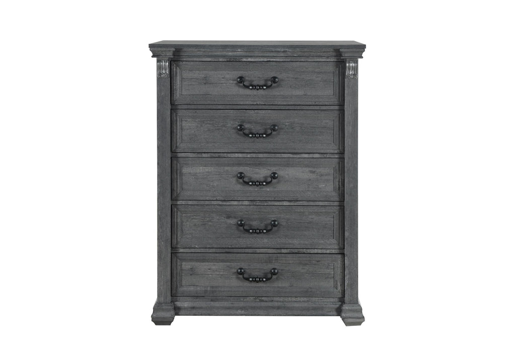 ROWAN/TATUM GREY CHEST - De Avenue Furniture