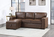 U0203 COFFEE REVERSIBLE PULL OUT SOFA BED - De Avenue Furniture