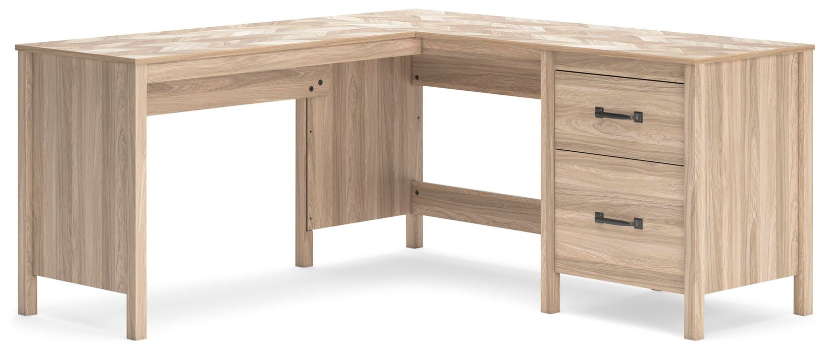 Battelle 60" Home Office Desk with Return - De Avenue Furniture