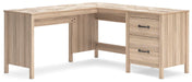 Battelle 60" Home Office Desk with Return - De Avenue Furniture