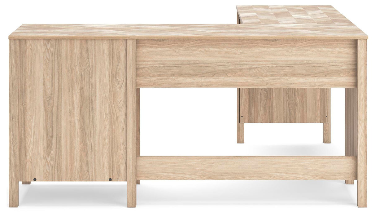 Battelle 60" Home Office Desk with Return - De Avenue Furniture