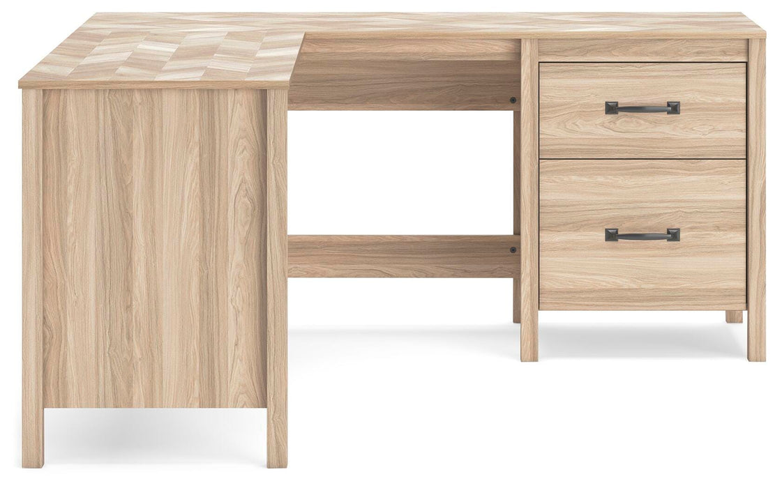 Battelle 60" Home Office Desk with Return - De Avenue Furniture