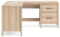 Battelle 60" Home Office Desk with Return - De Avenue Furniture