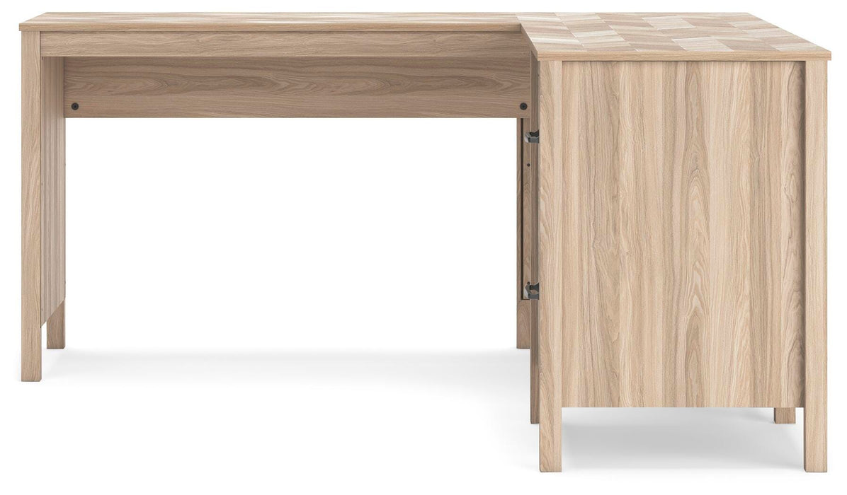 Battelle 60" Home Office Desk with Return - De Avenue Furniture