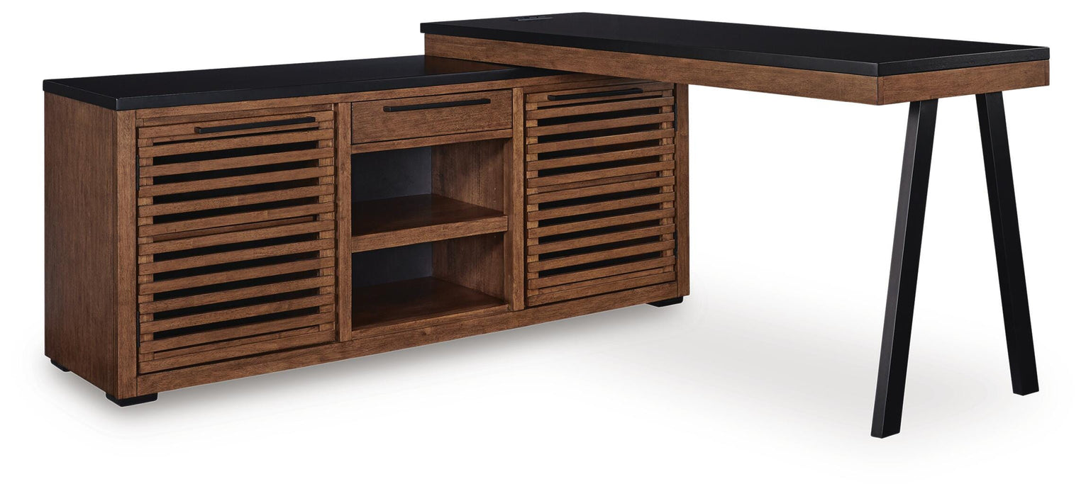 Kallari Credenza with Desk Return - De Avenue Furniture