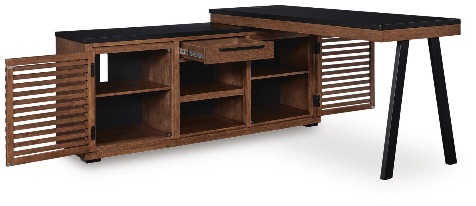Kallari Credenza with Desk Return - De Avenue Furniture